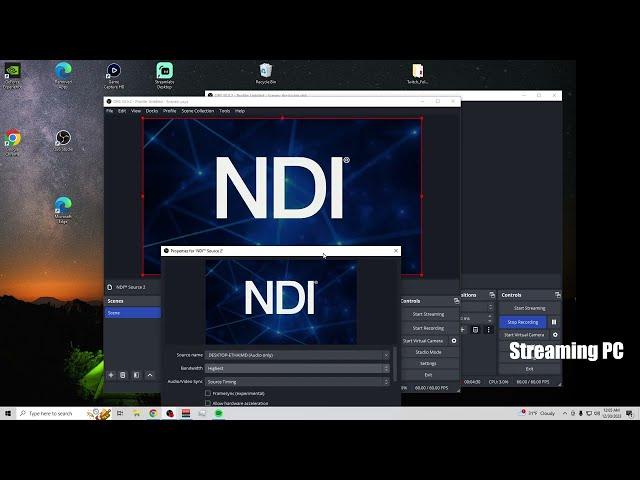 EASIEST TWO PC stream setup - OBS NDI Screen Capture - NO capture card needed - (After OBS 28)