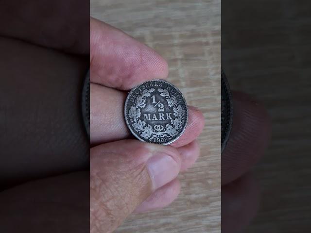 Принесли монету 1/2 марки 1908 год