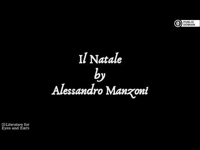 Il Natale by Alessandro Manzoni | Italian audiobook | Literature for Eyes and Ears