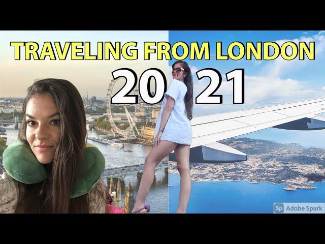 TRAVELING FROM LONDON DURING COVID - LONDON TO SANTORINI, GREECE #vlog