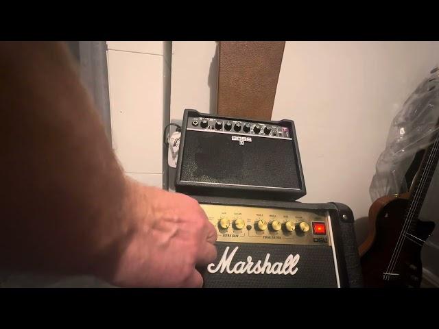 Boss Katana Mini X Vs Marshall DSL1 full gain.