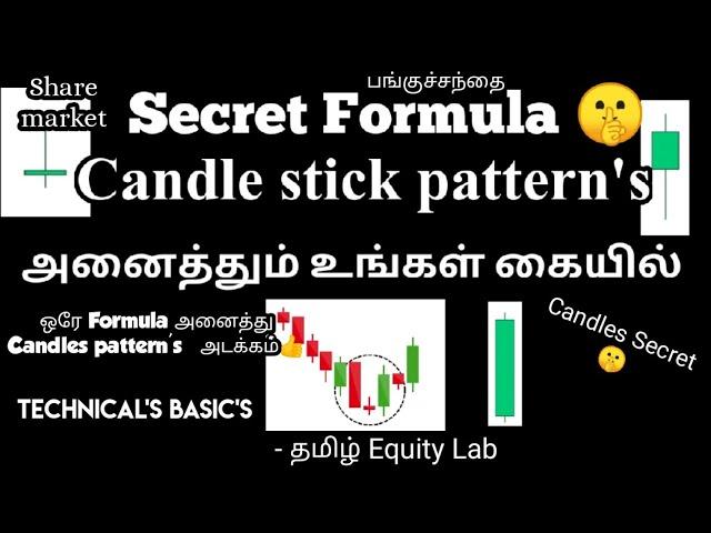 ஒரே Formula அனைத்து Candle stick pattern's அடங்கிவிடும் | Tamil share market | Tamilequitylab