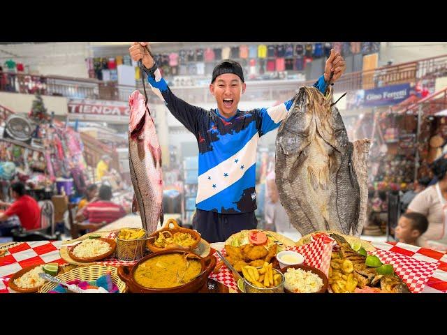 I enter the BIGGEST fish market in Honduras | San Lorenzo Ep. 2