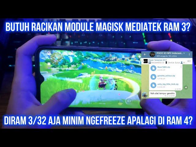 BEST MODULE MAGISK GAMING GENSHIN IMPACT? REDMI 9 KERNEL SEA NUSANTARA A10 MEDIATEK HELIO G80 RAM 3