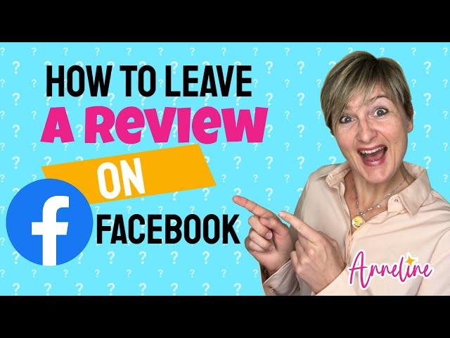 How to Leave a Review (Recommendation) on a Facebook Business Page