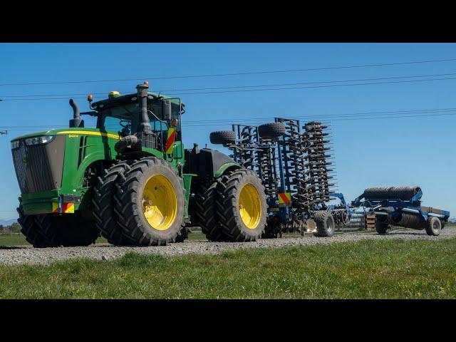 John Deere 9420R & Kockerling Rebell Cultivator