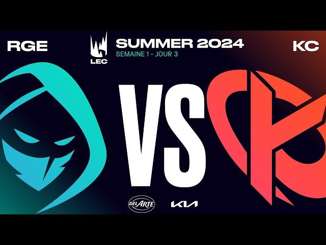 KCORP vs ROGUE, qui confirme son statut ? | LEC Summer 2024