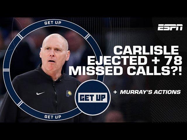 'HOW DO YOU MISS THIS!' ️ Pacers submit 78 CALLS to NBA vs. Knicks + Murray's actions | Get Up