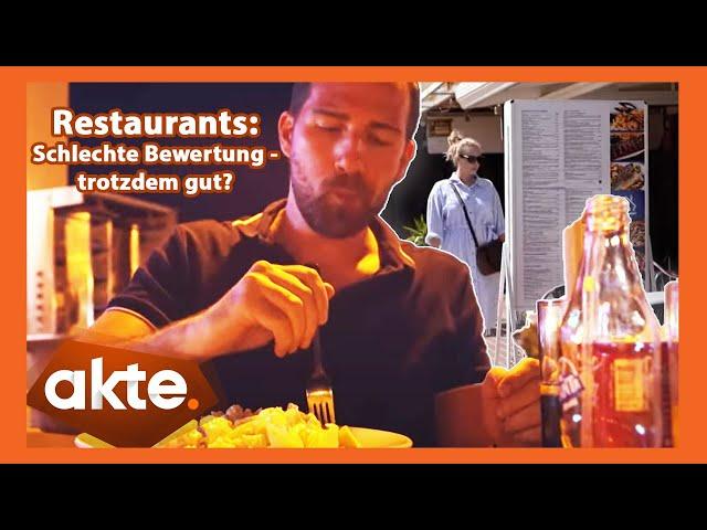 Restaurants: Schlechte Bewertung -  trotzdem gut? | Akte | SAT.1