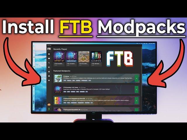 How To Get Feed The Beast Modpacks in Minecraft (FTB App)