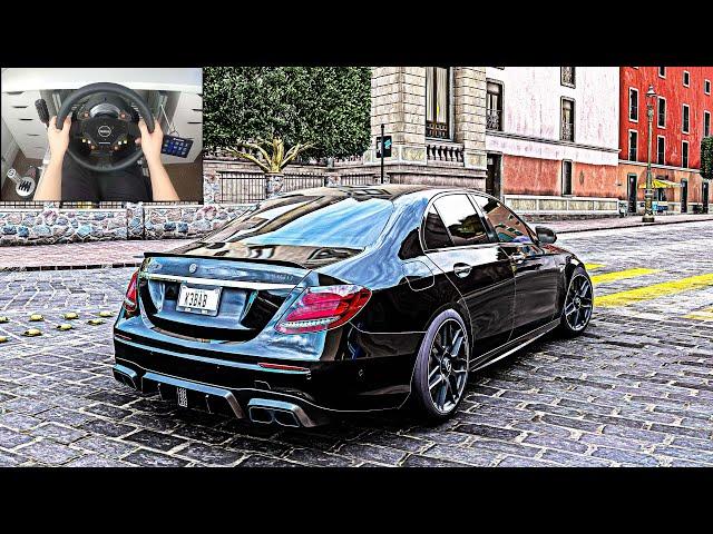 BRABUS Mercedes AMG E63S - Forza Horizon 5 (Steering Wheel + Shifter) Gameplay