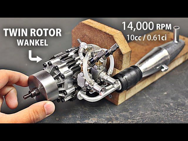 Finishing & Running the 2 ROTOR Wankel RC!