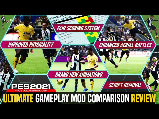 PES 2021 | ULTIMATE PC Gameplay Mods Comparison Review!