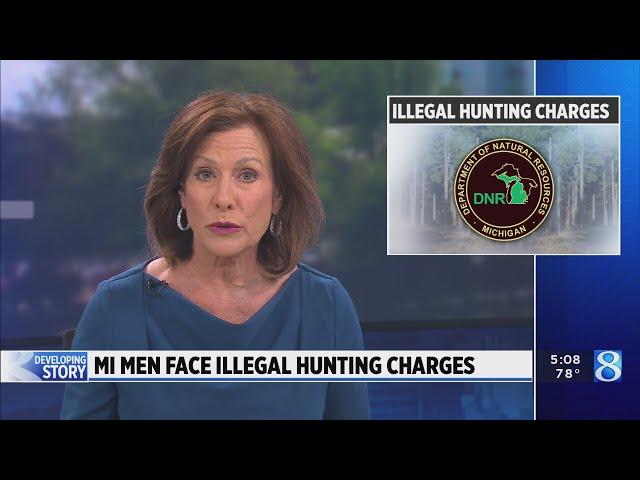 2 Michigan men charged with illegal hunting, animal cruelty