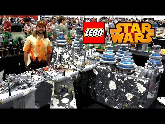 Huge LEGO Star Wars Battle of Mygeeto with 80,000 Pieces