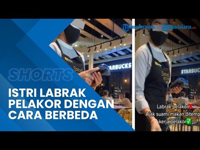 Viral Video Istri Sah Labrak Pelakor dengan Cara Berbeda, Ajak Suami Makan di Tempat Kerja Pelakor