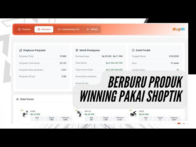 Cara Riset Produk Laris Winning Buat Live Shopee Affiliate