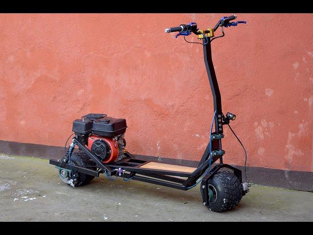 Homemade 200cc GOKART SCOOTER !? 