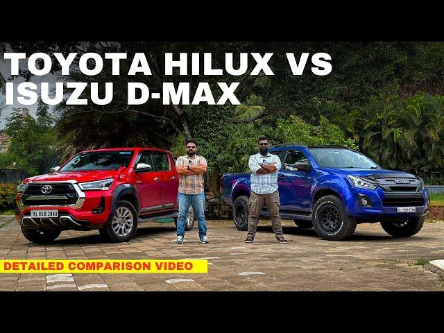 Toyota Hilux VS Isuzu Dmax | Toyota Hilux and Isuzu Dmax Comparison | Hani Musthafa