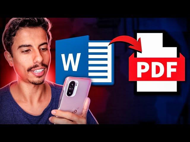 Como CONVERTER WORD para PDF no CELULAR!