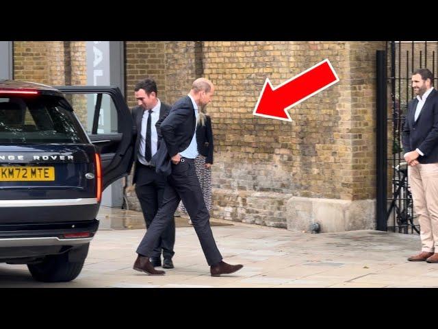 *CAUGHT ON CAMERA* PRINCE WILLIAM SPOTTED IN CENTRAL LONDON