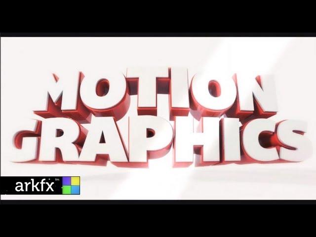 FREE 3D Professional Cinema 4D Intro Template!