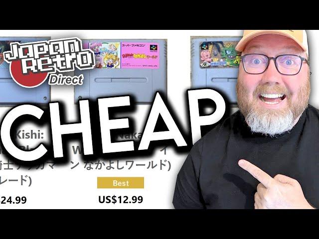 Window Shopping for Japanese Import Video Games from Japan Retro Direct