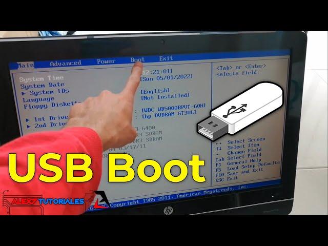 Opción Boot USB No Aparece en la BIOS para Formatear [SOLUCIÓN] 