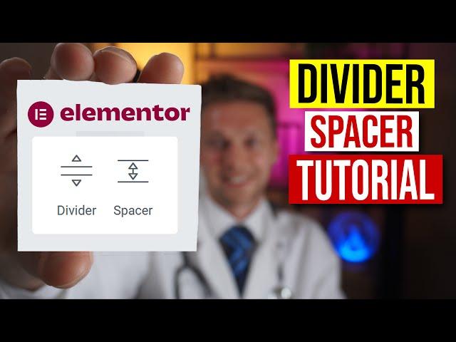 Divider & Spacer Widget Elementor Tutorial 2022