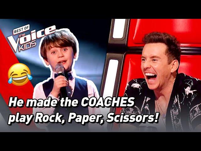 This 7-year-old is the FUNNIEST and CUTEST talent EVER in The Voice Kids!  | The Voice Stage #76