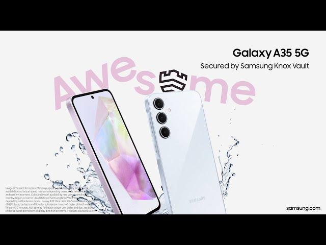 Add more to your awesome | #GalaxyA35 5G | Samsung