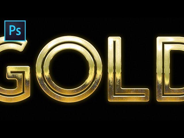 Ultimate Gold Text Effect | Photoshop Tutorial