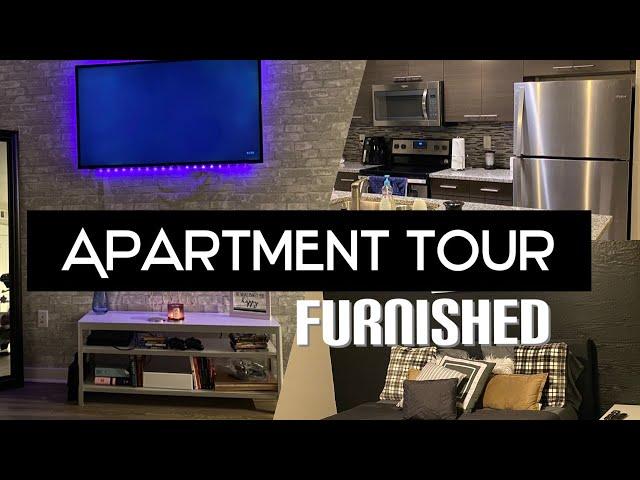 Single Mom Fully Furnished Apartment Tour (first YouTube video)