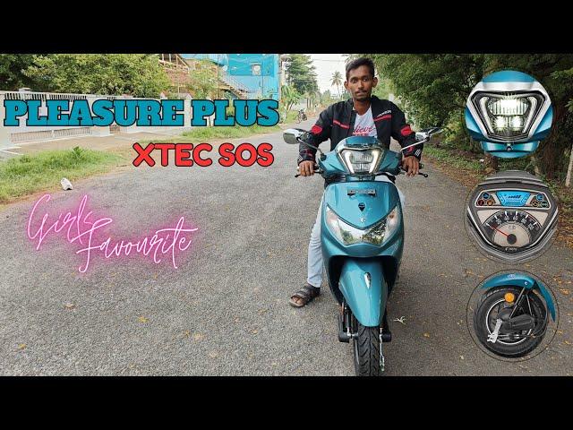 Girls safety scooter In 2024 Hero Pleasure plus Xtec sos | Details Review Tamil | so many features