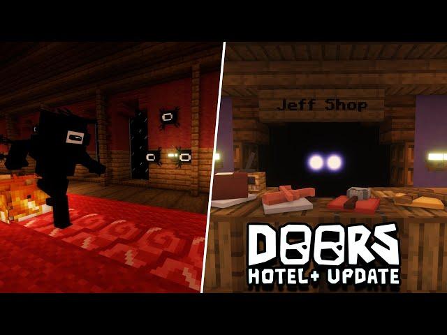 Minecraft Roblox 100 Doors Hotel Update {Full Map} Gameplay