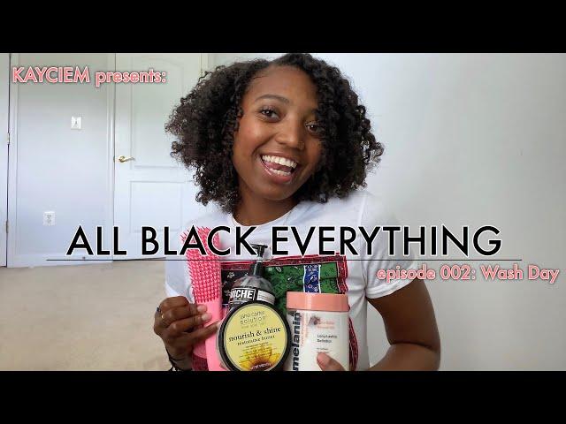WASH DAY ROUTINE USING ONLY BLACK OWNED PRODUCTS | relaxing twist out