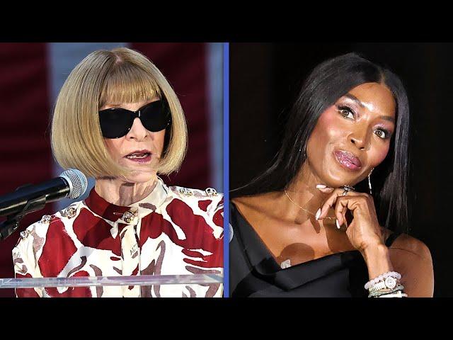 Anna Wintour and Naomi Campbell SHADE Each Other -- Watch!