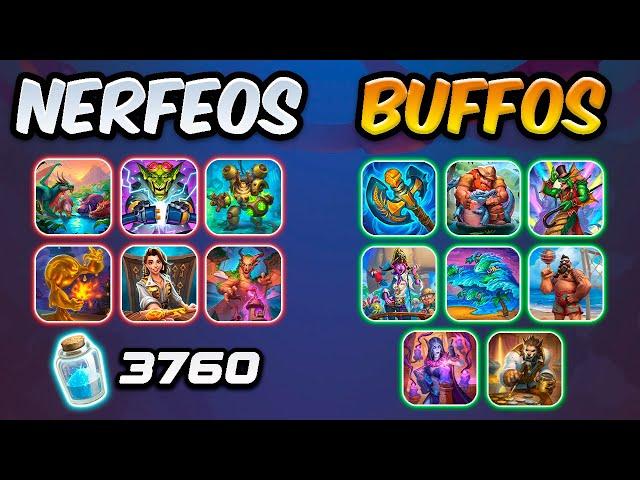 NERFEOS y BUFFOS que crean DUDAS !!│PELIGROS EN EL PARAISO