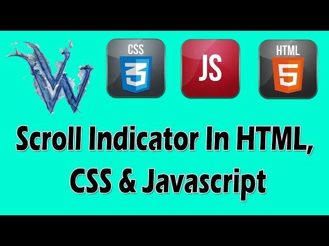 Scroll Indicator Wordpress | CSS Scroll Down Animation | Scroll Activated Animation HTML CSS JQUERY