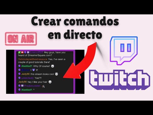 Poner comandos en Twitch (Moderadores)