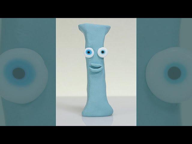 Alphabet Lore but in Clay #shorts