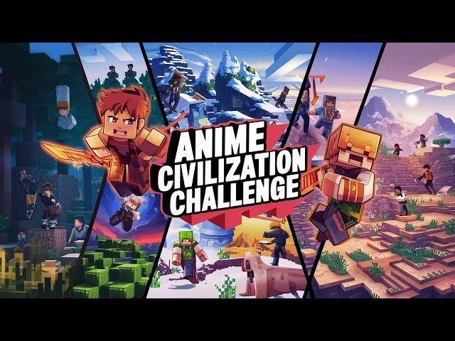 Anime Minecraft Biome Challenge: Epic Civilization Showdown #minecraft #rkgaming411