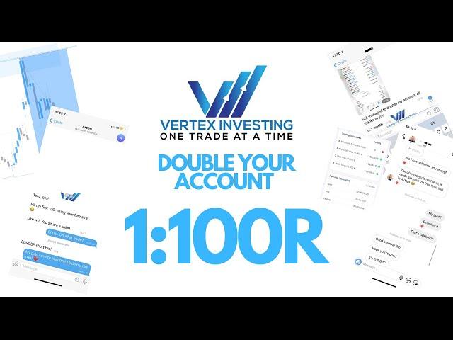 HOW TO DOUBLE YOUR ACCOUNT AND PASS FTMO IN ONE TRADE | VERTEX INVESTING