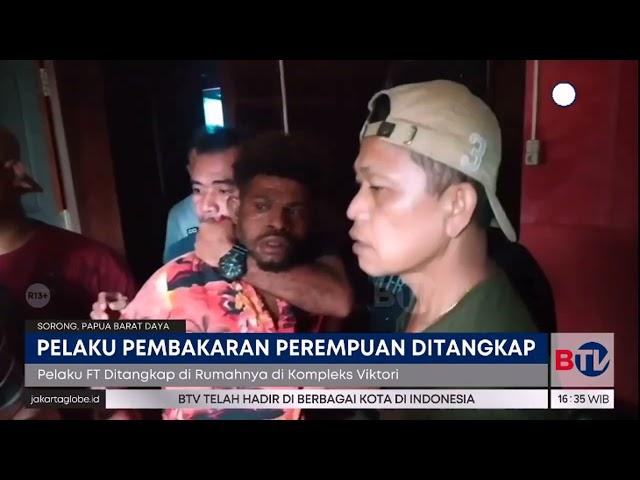 Polisi Tangkap Dalang Pembakaran Perempuan yang Dituduh Penculik di Kampung Kokoda Sorong