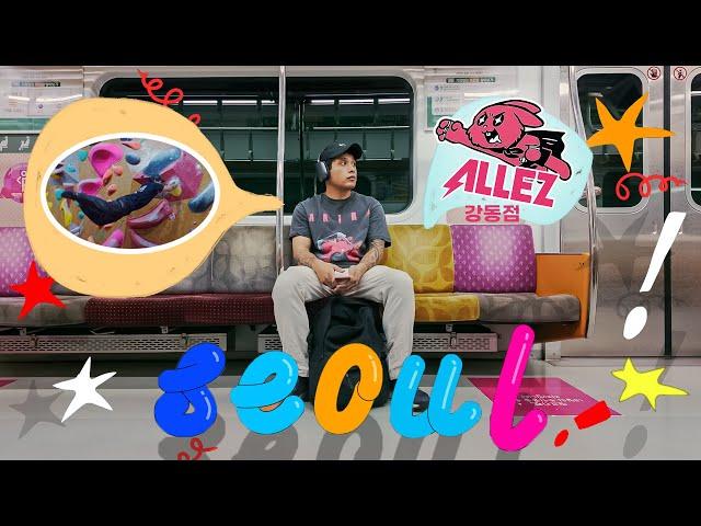 Coolest Bouldering Gym In Korea | Allez Climbing Gangdong Seoul South Korea Vlog