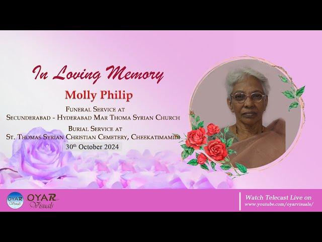 Molly Philip | Funeral Service | Oyar Visuals