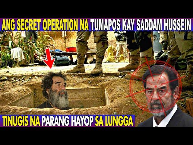 Ang SECRET OPERATION ng US MILITARY na TULUYANG BUMITAG kay SADDAM HUSSEIN