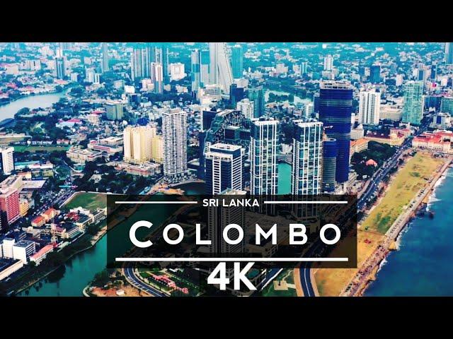 Colombo , Sri Lanka  4K by drone Travel