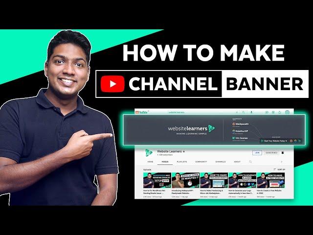 How to Make a YouTube Banner | YouTube Channel Art Tutorial