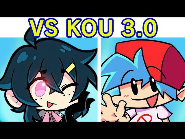 Friday Night Funkin' VS Kou V3 FULL WEEK 2 + Cutscenes (FNF Mod/Hard) (3.0 Update)